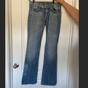 7 For All Mankind Low-Rise Jeans